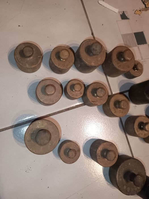 Odważniki mosiężne