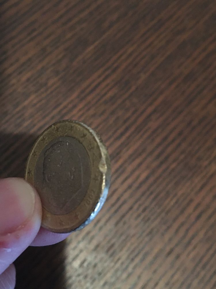 Moeda 1 Euro 2002 Bélgica partida