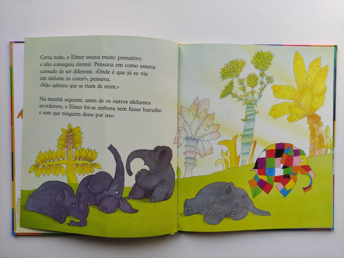 O Elmer. Livro infantil.