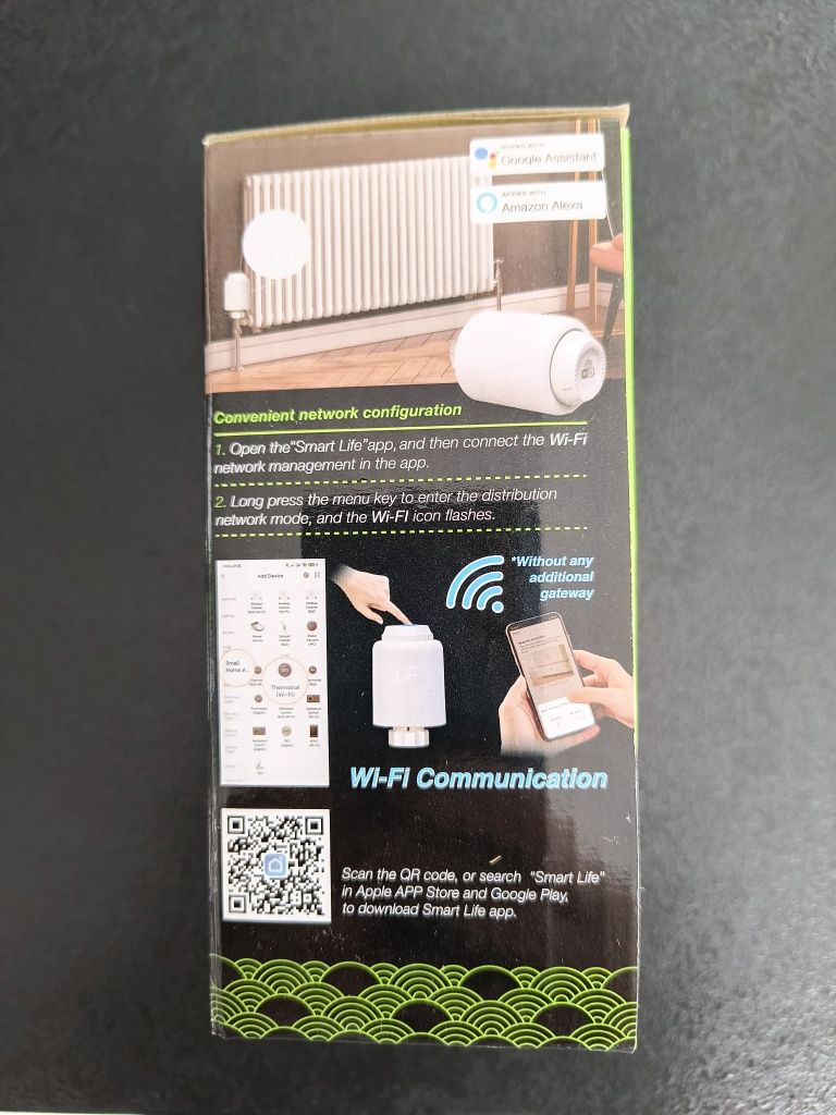 Głowica tetmostatyczna GTW06 Termost grzejnikowy WIFI TUYA