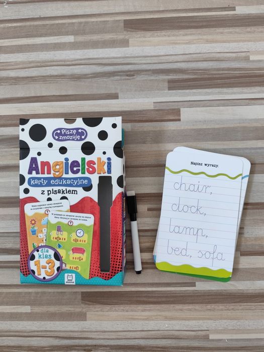 Karty edukacyjne z j.angielskiego