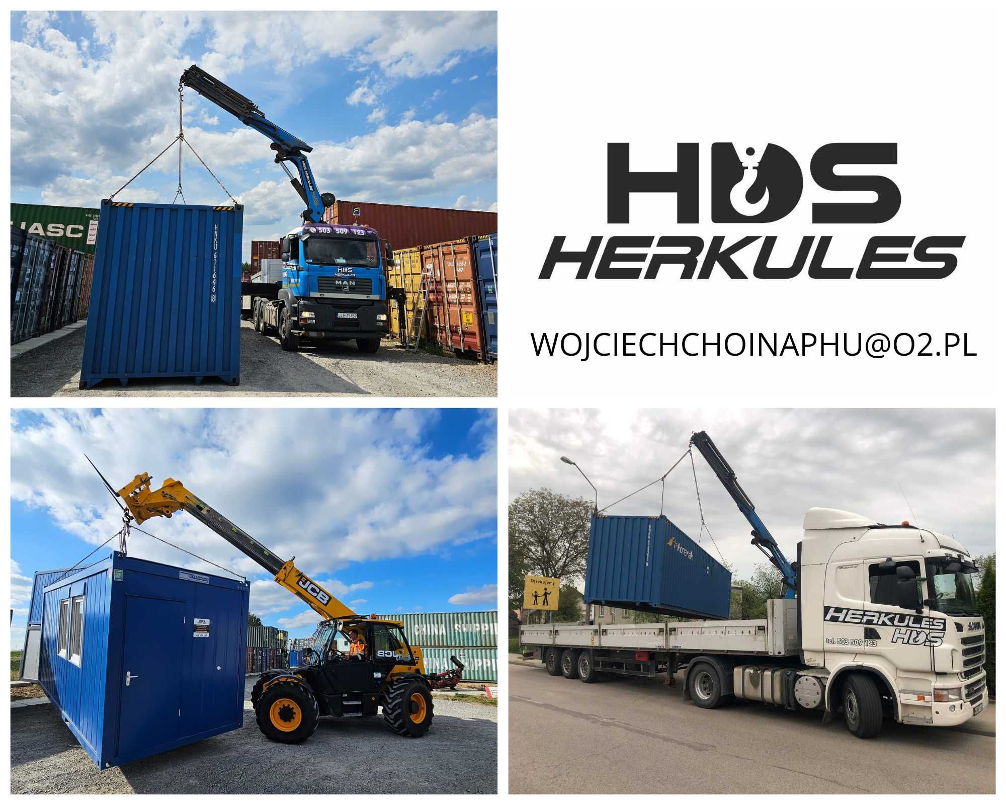 Usługi transportowe Transport HDS (JIB) dźwig , żuraw 18 ton! HERKULES