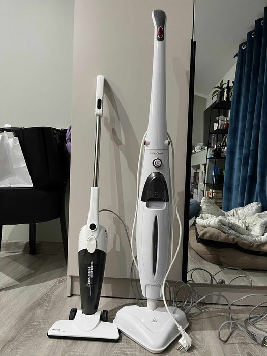 Zestaw odkurzacz i myjka parowa do podłogi