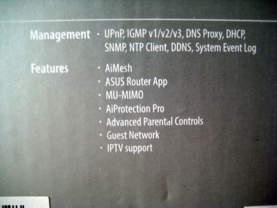 Роутер ASUS XT9 (AX7800) Tri-Band WiFi6 Mesh WiFi AiMesh Білий