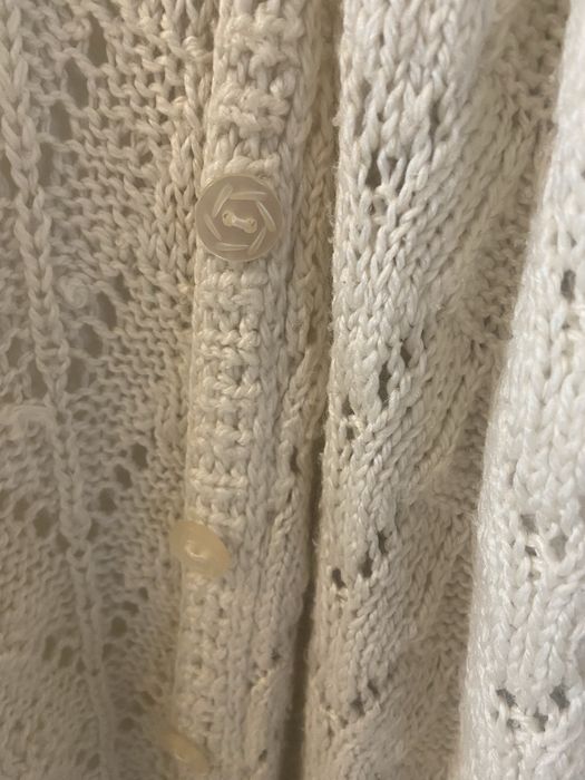 Kardigan sweterek kremowy