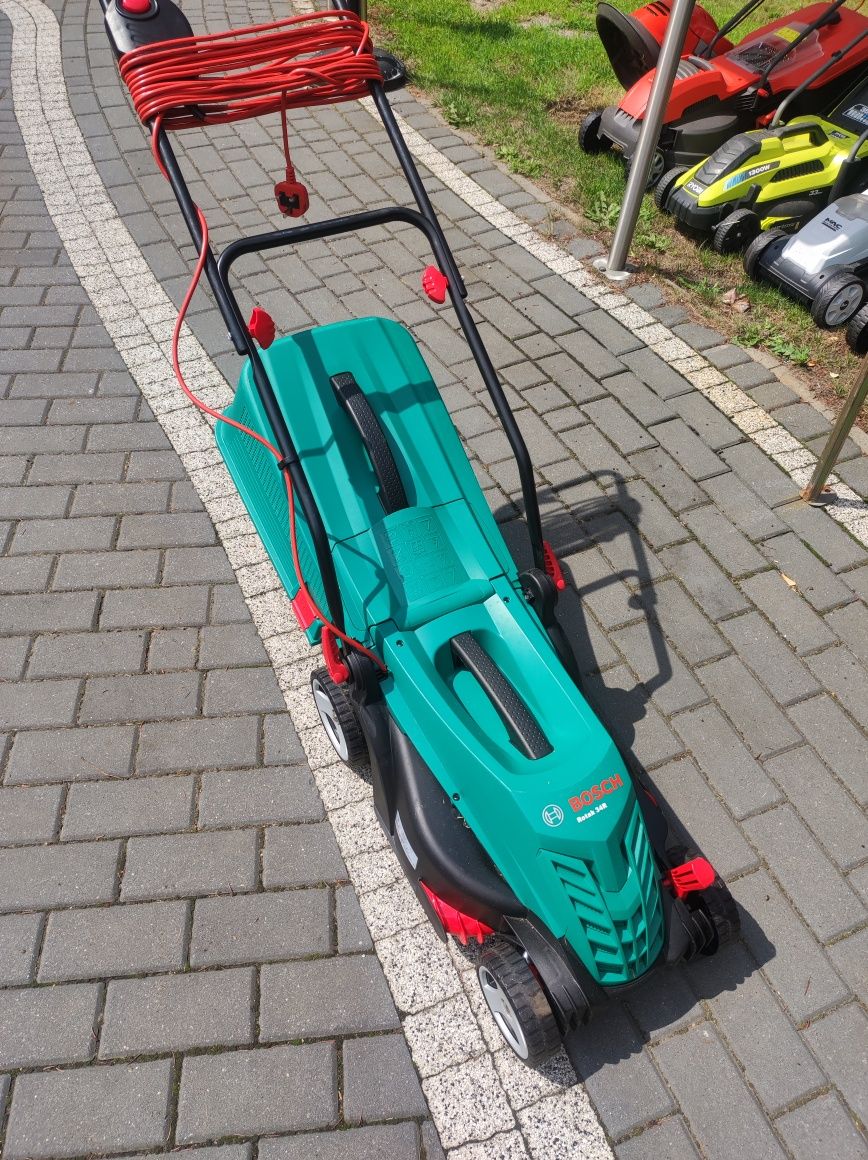 Kosiarka elektryczna rotacyjna Bosch Rotak 34R 1300W 34 cm Polecam