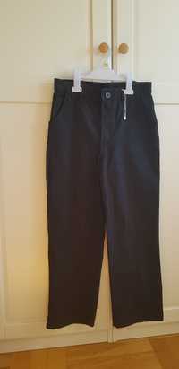 Spodnie czarne szeroka nogawka 34 XS Monki