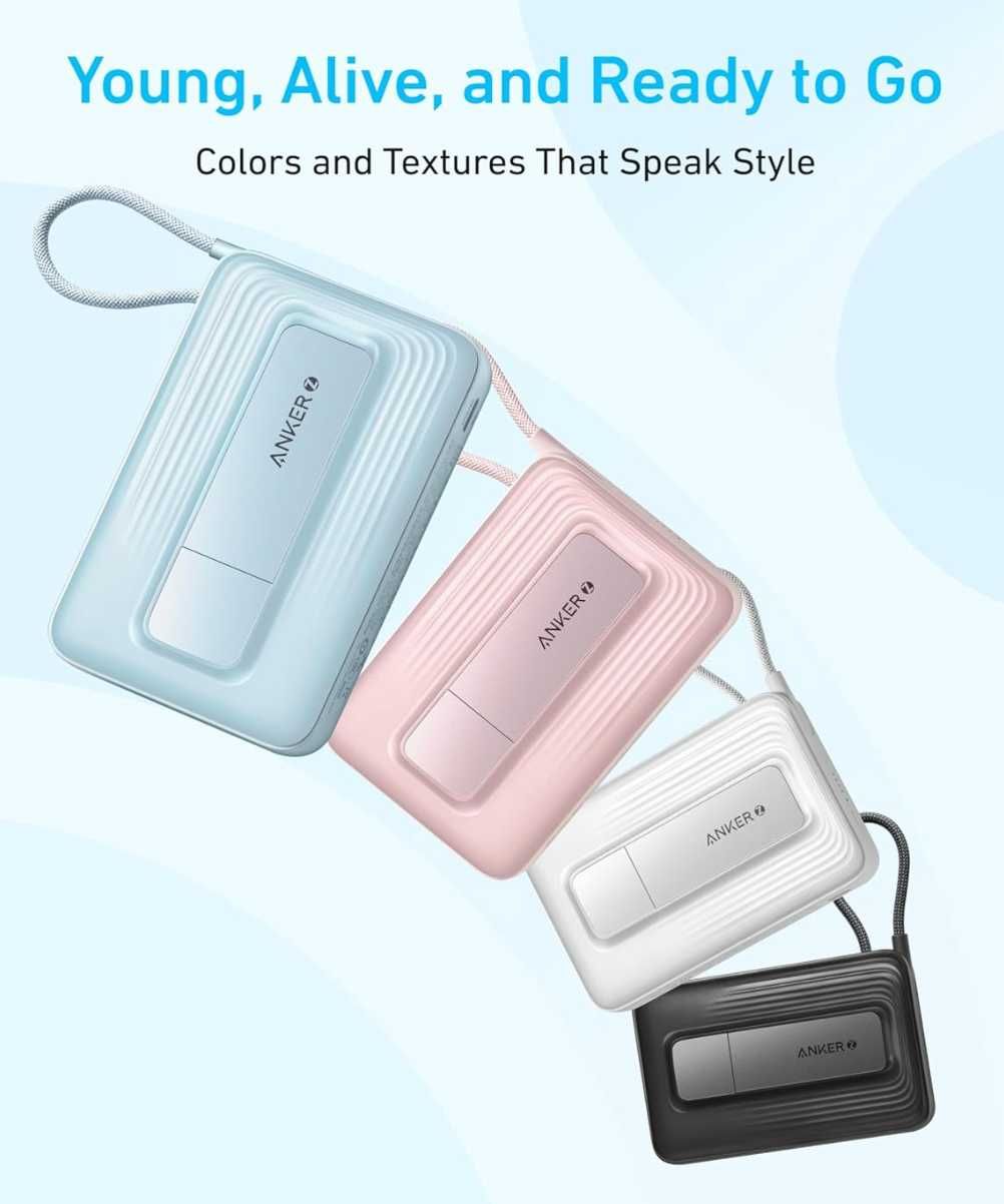 Повербанк з підставкою Anker Zolo MagSafe Power Bank 10,000mAh 30W NEW