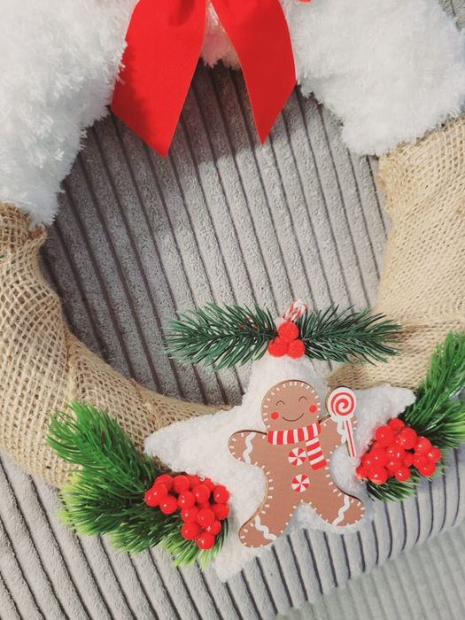 Wianek stroik świąteczny Boże Narodzenie