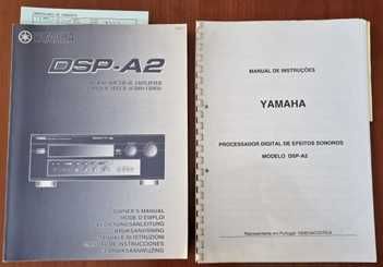 YAMAHA DSP-A2 AV Amplifier (Modelo raro e impecável)