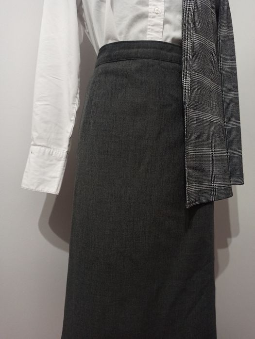 Spódnica damska ciemnoszara