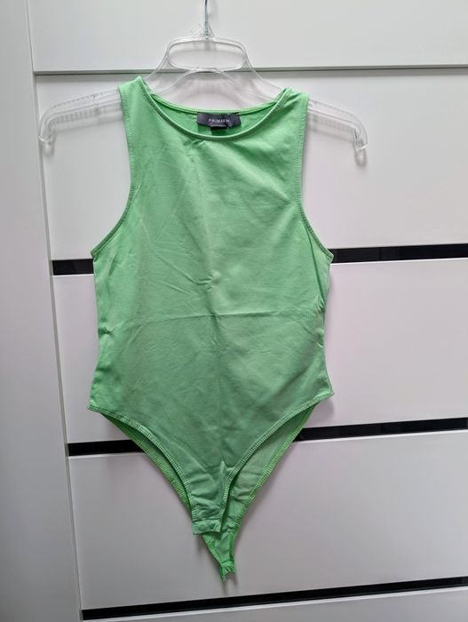 Body miętowe Primark s36 zielone pistacjowe na ramiączkach