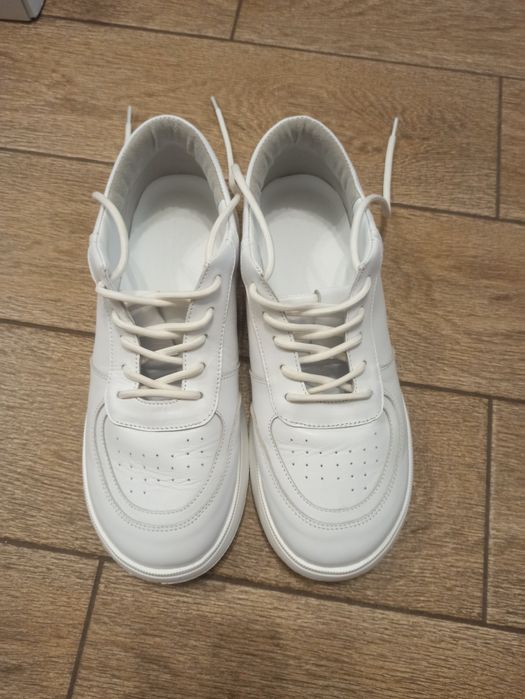 Анатомічні шкіряні кеди, кросівки на широку ногу розмір 42, 43