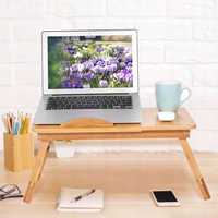 Складной столик для ноутбука, стіл для ноутбука переносний дерев'яний