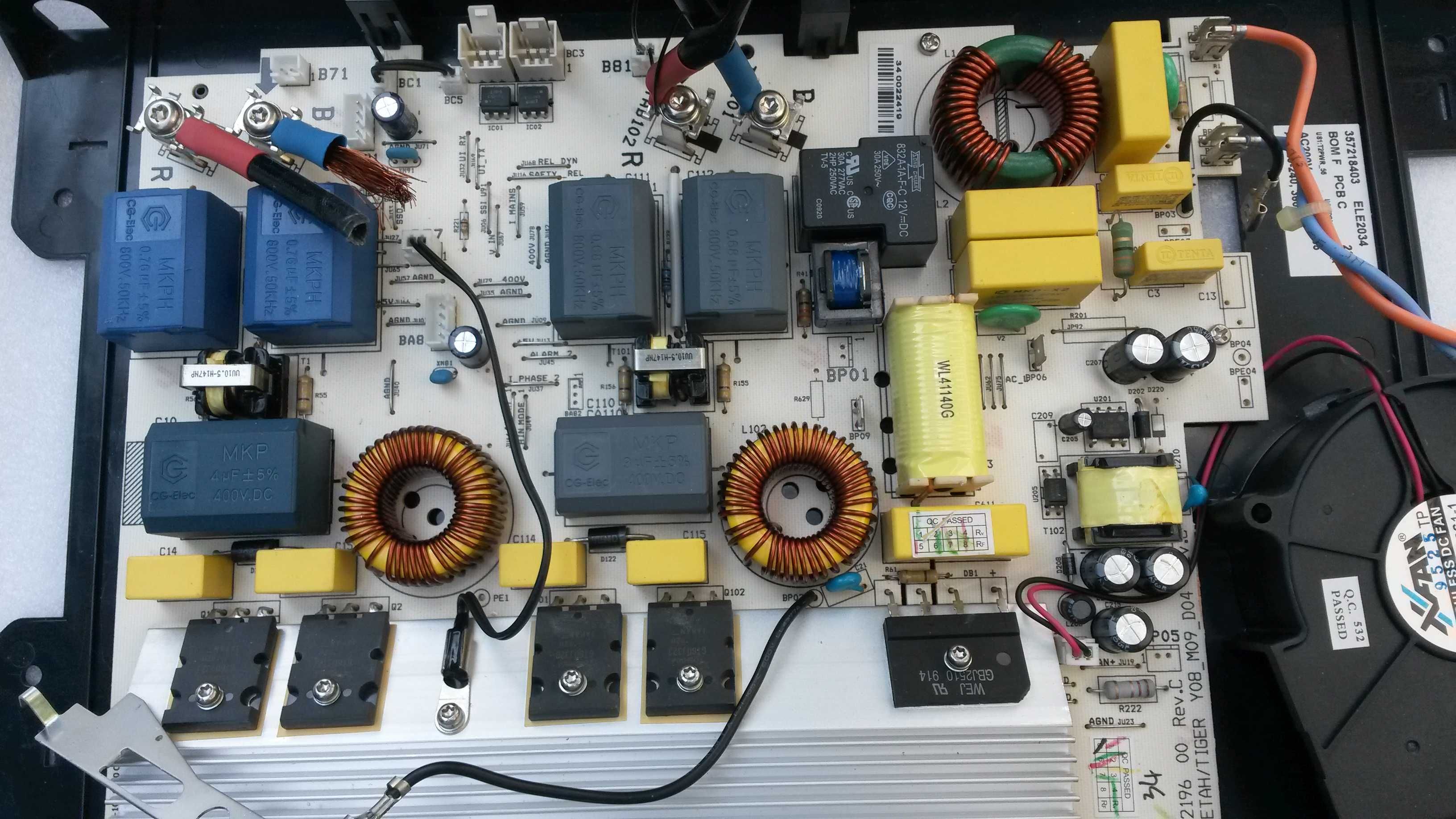 Komplet części do płyty indukcyjnej 7,4 kW ELEKTROLUX