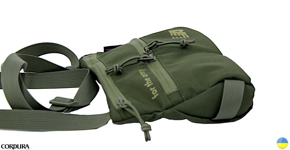 Тактична сумка олива 27×18×4 см, Cordura, YKK-Power in Motion