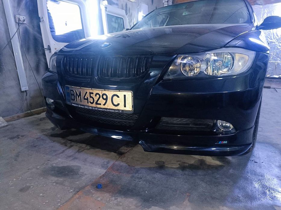 Губа Накладка на бампер bmw e90