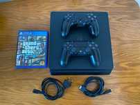 PS4 Slim 1Tb + 2 геймпада