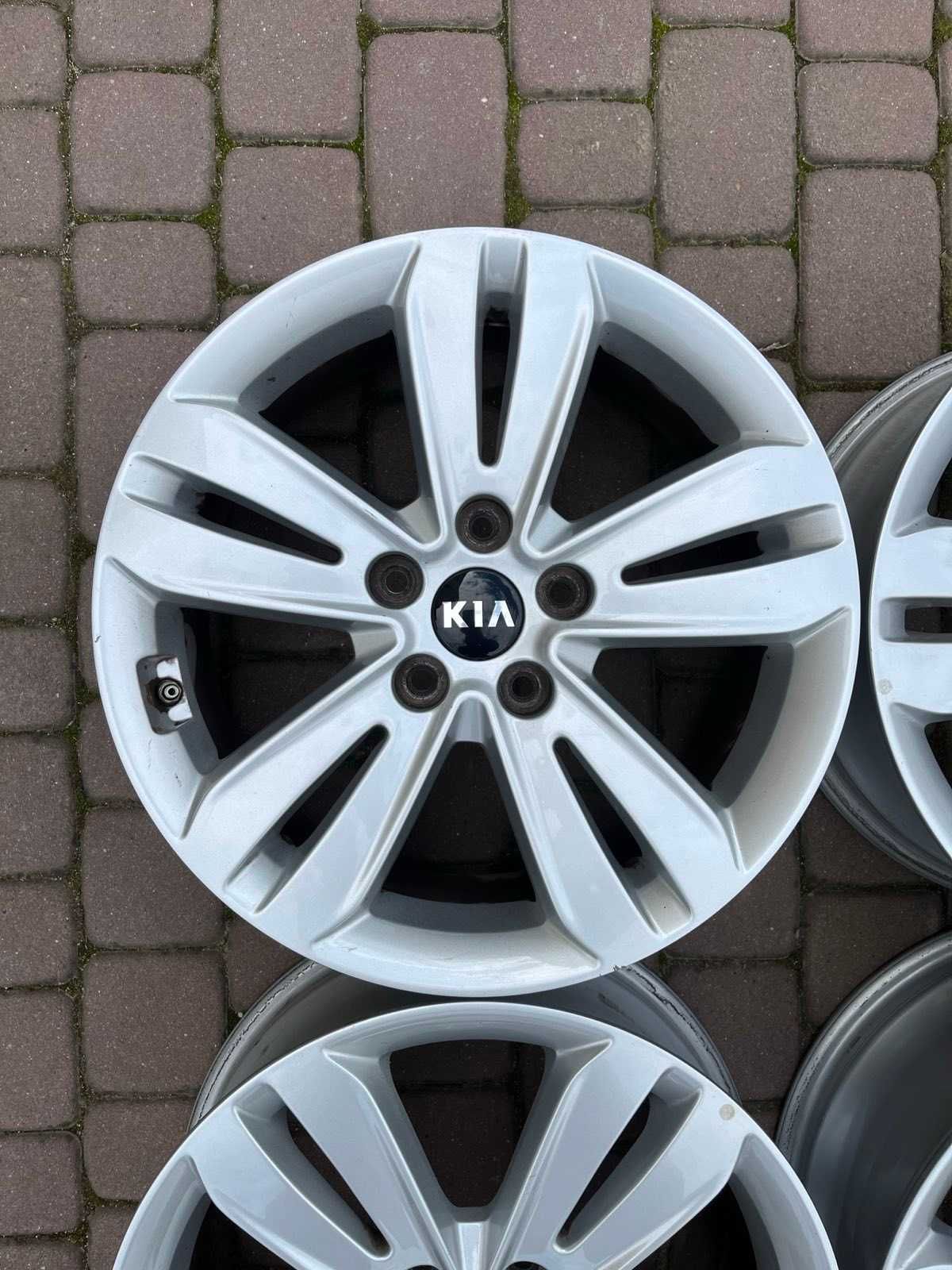 Oryginalne alufelgi Kia 5x114,3 17 cali CZUJNIKI SPORTAGE OPTIMA CEED