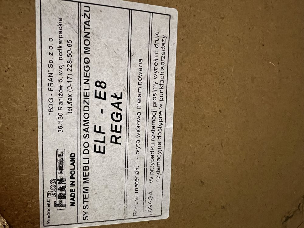 Regał BOG FRAN ELF E8 196cm