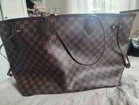 Duża brązowa  lv neverfull
