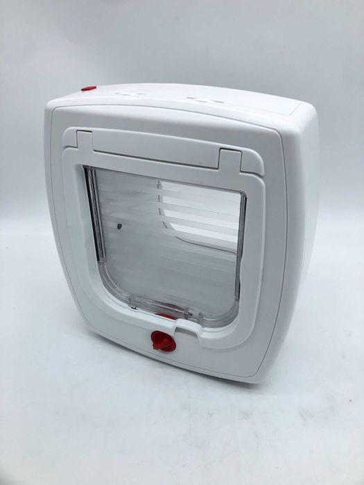 Kocia klapa Ferplast z mikrochipem 4w1 biała dla bezpieczeństwa kota