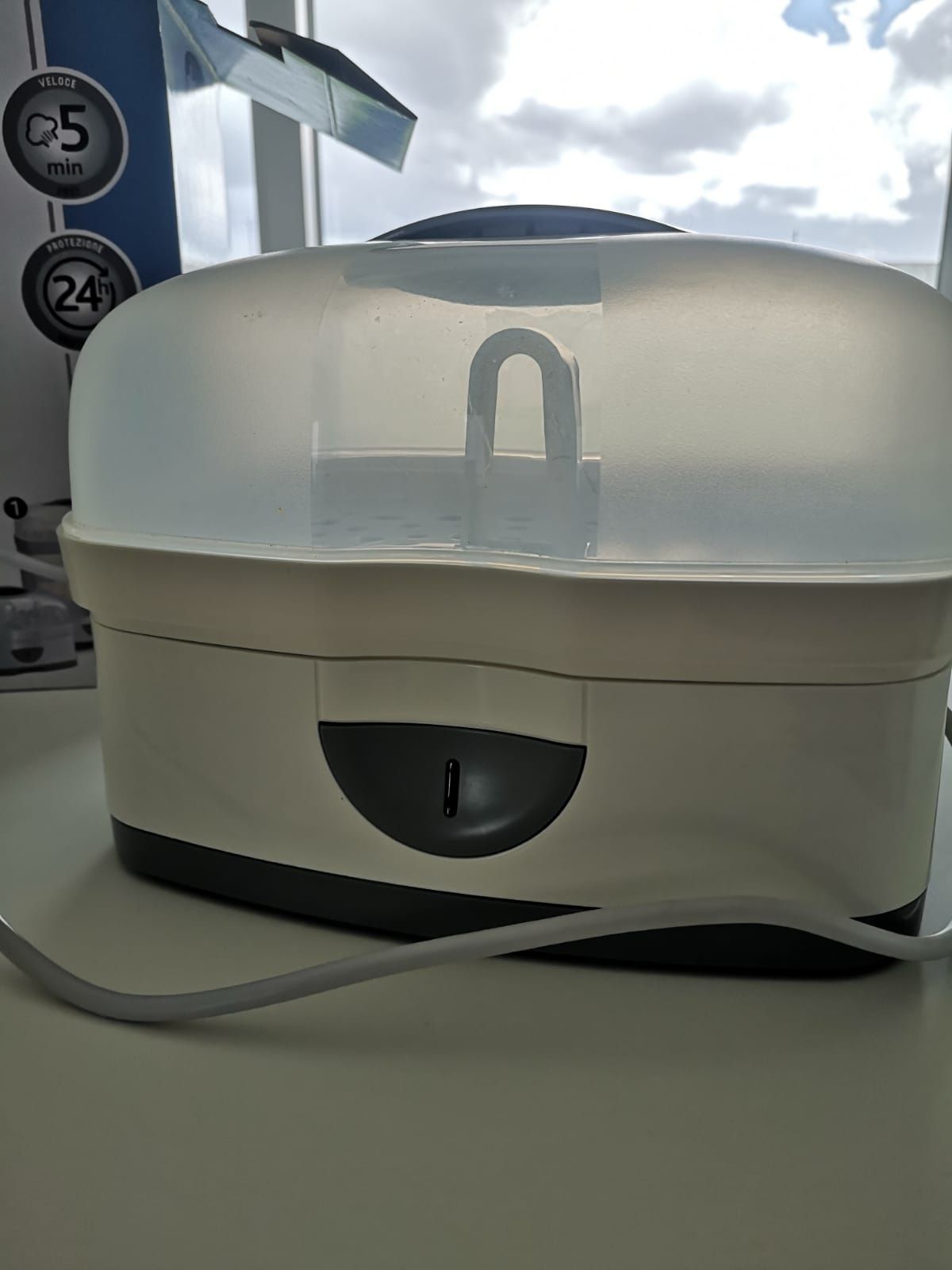 Esterilizador elétrico 2 em 1