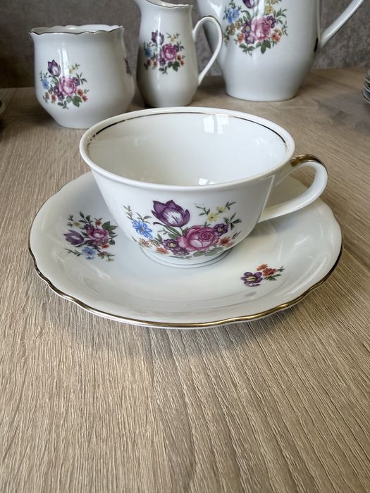 Сервиз чайный Мейсенский букет Kalk ГДР