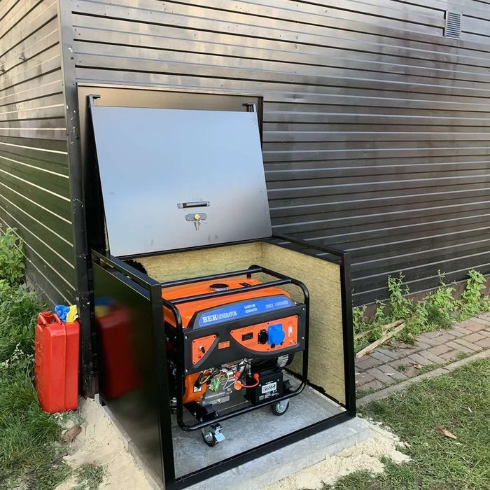 Корпус, контейнер капот для генераторов, электростанций