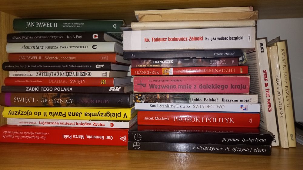 Jan Paweł II, Papież Franciszek, Twardowski książki religijne
