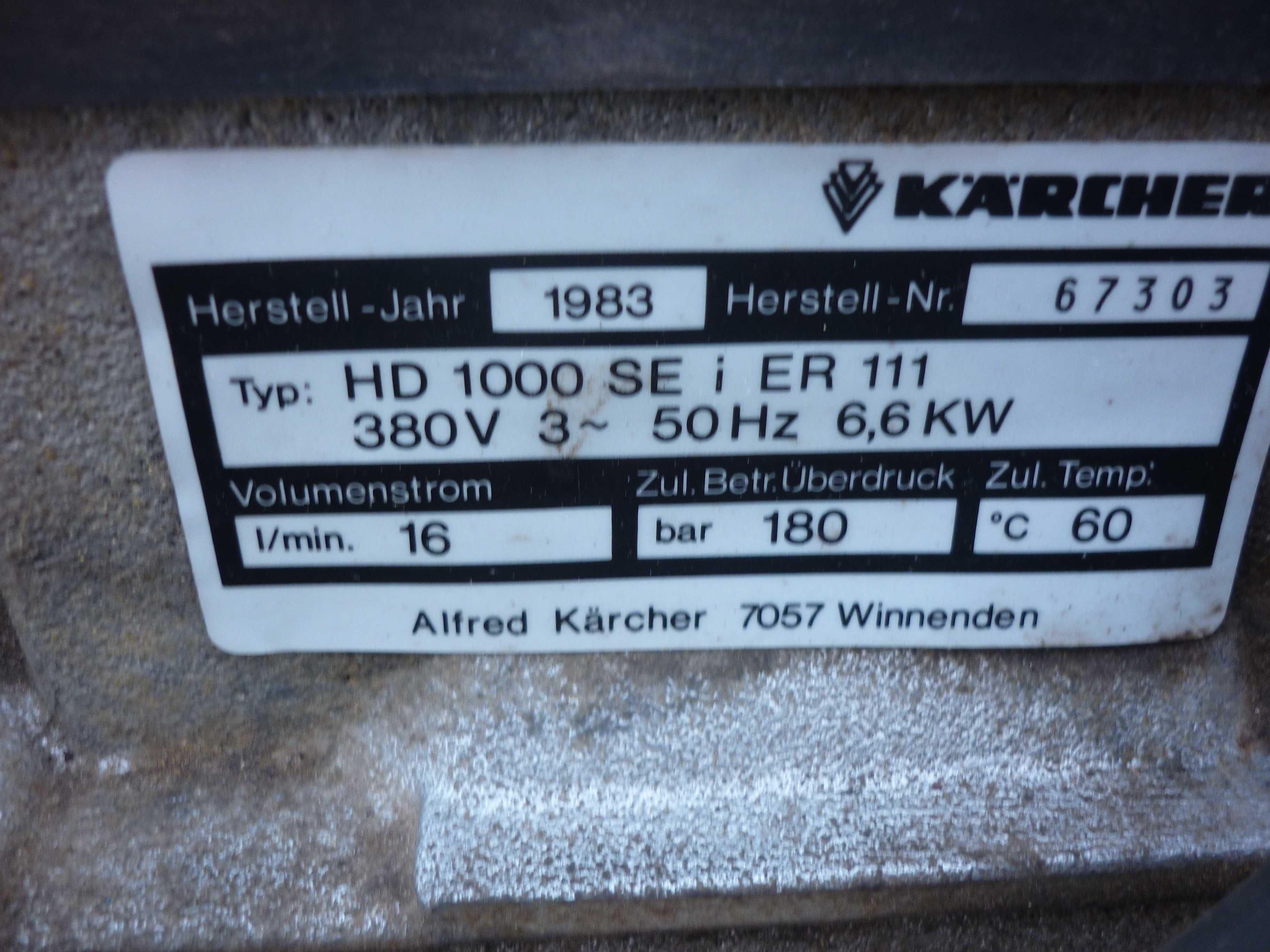 Myjka Ciśnieniowa Karcher Hd 1000
