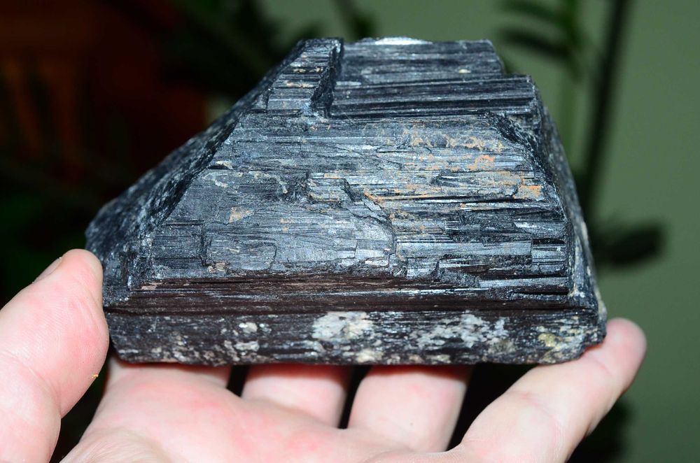 CZARNY TURMALIN naturalny - Kamień Ochrony - 600 g - BRAZYLIA - OLT6