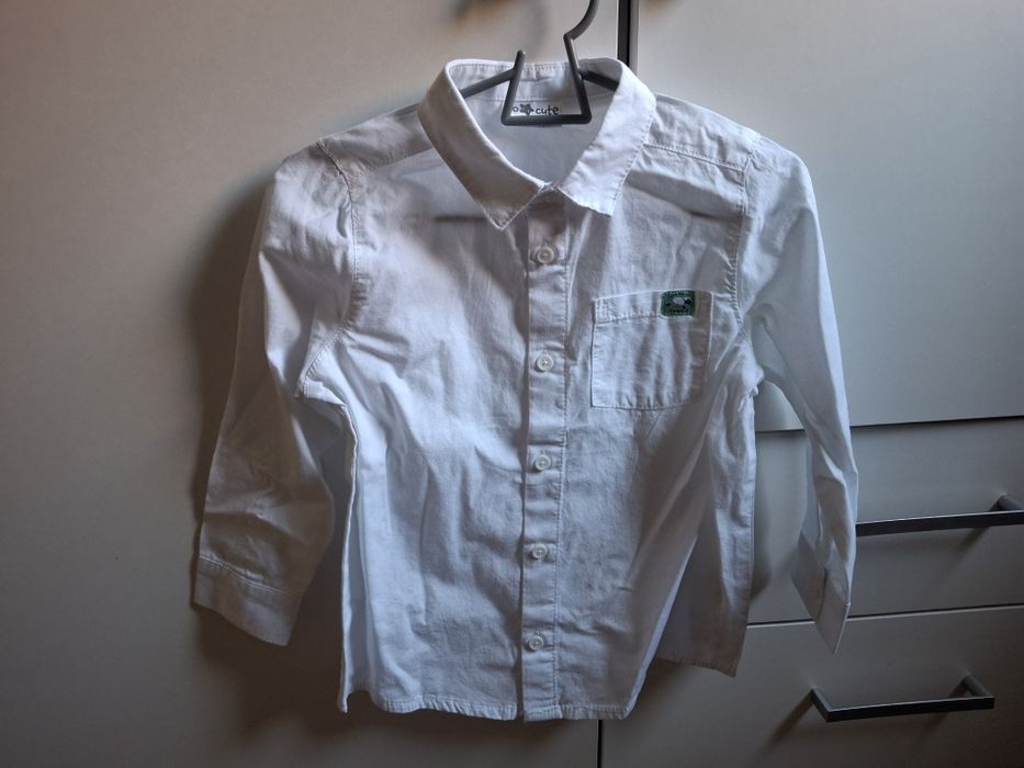 Koszula i kamizelka chłopięca r. 98