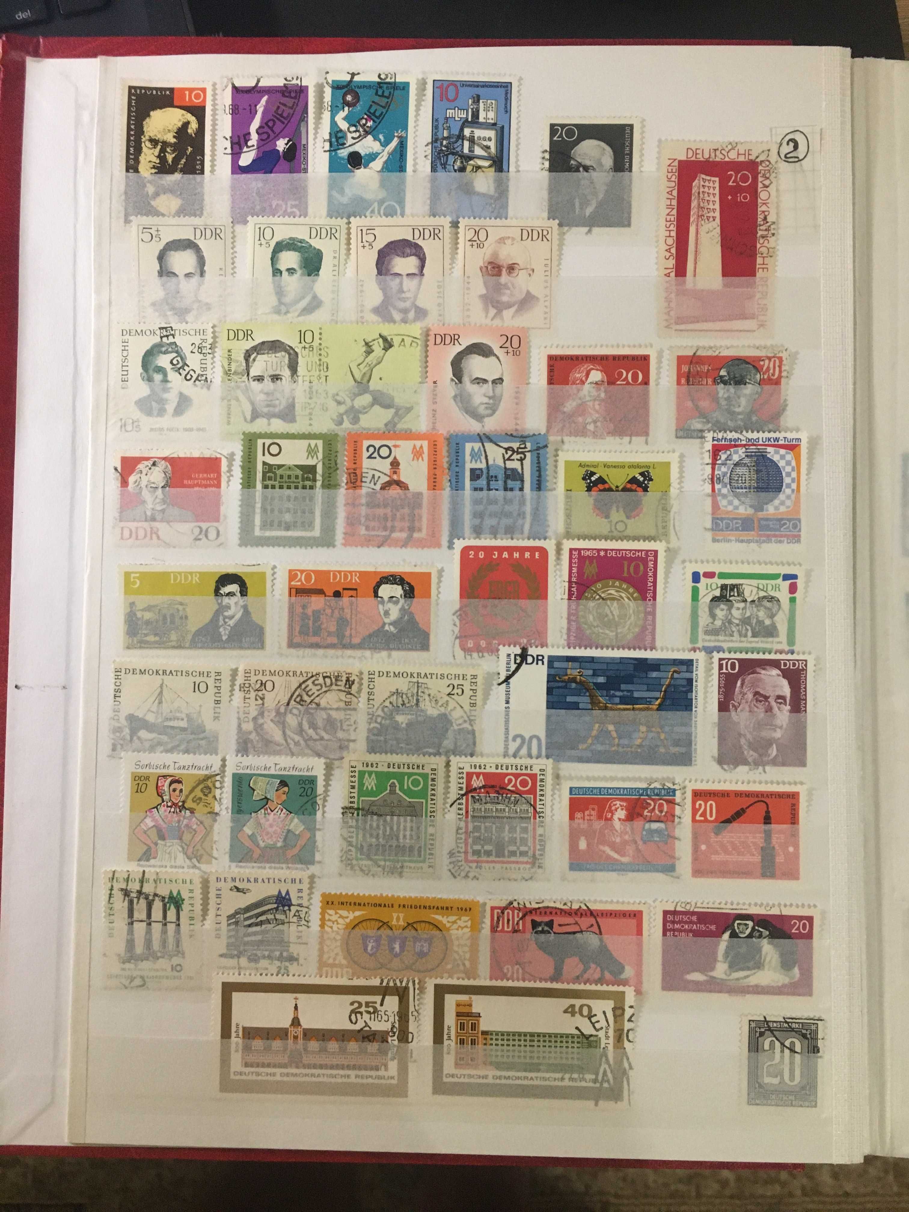 Почтовые марки Восточной Германии