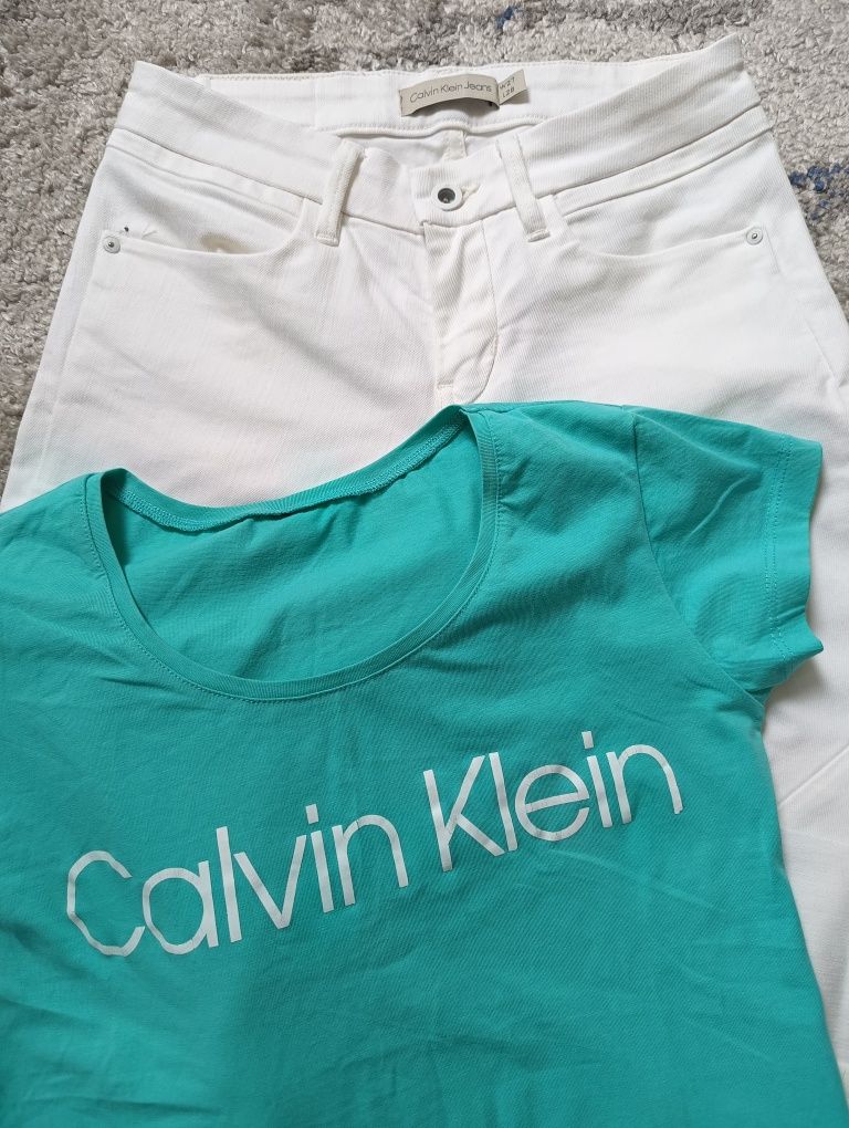 Nowe spodnie na lato Calvin Klein plus bluzka. Wysyłka od zaraz!