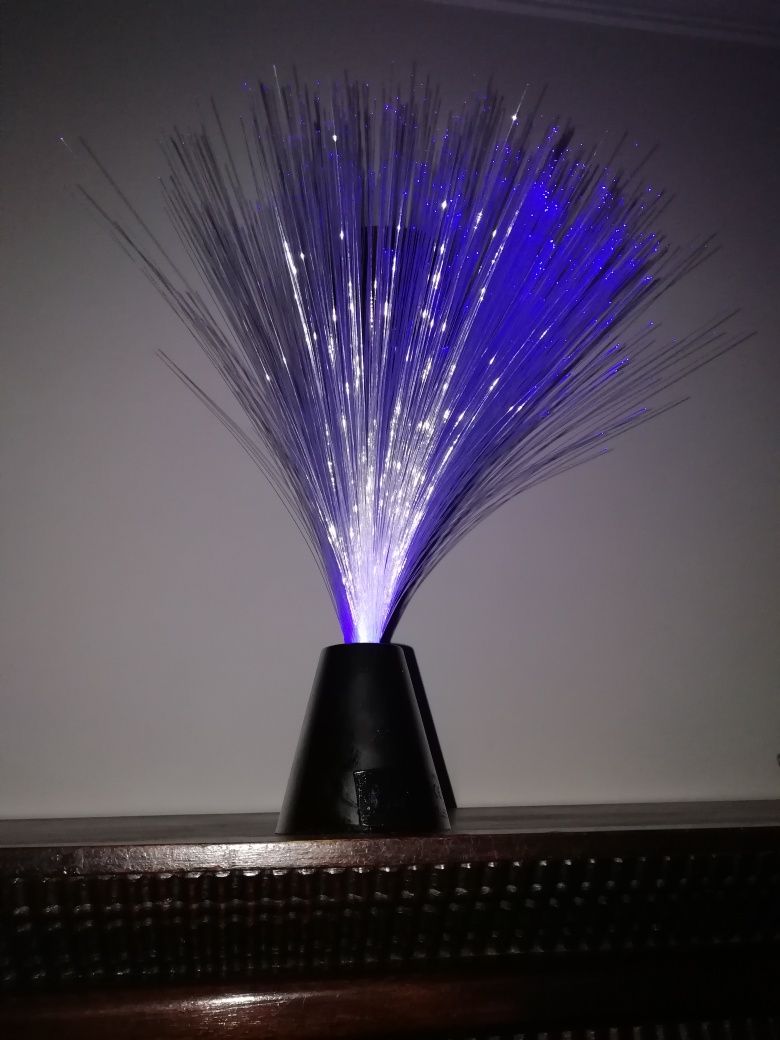 Candeeiro LED de fibra de vidro
