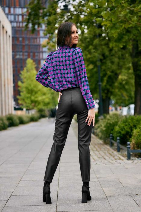 ROCO  spodnie eko skóra XS / 34