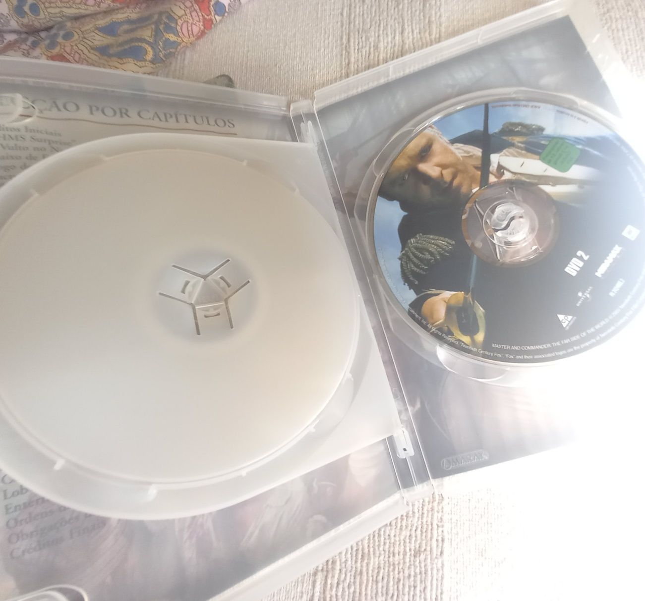 Dvd duplo filme Master and Commander Russel Crow