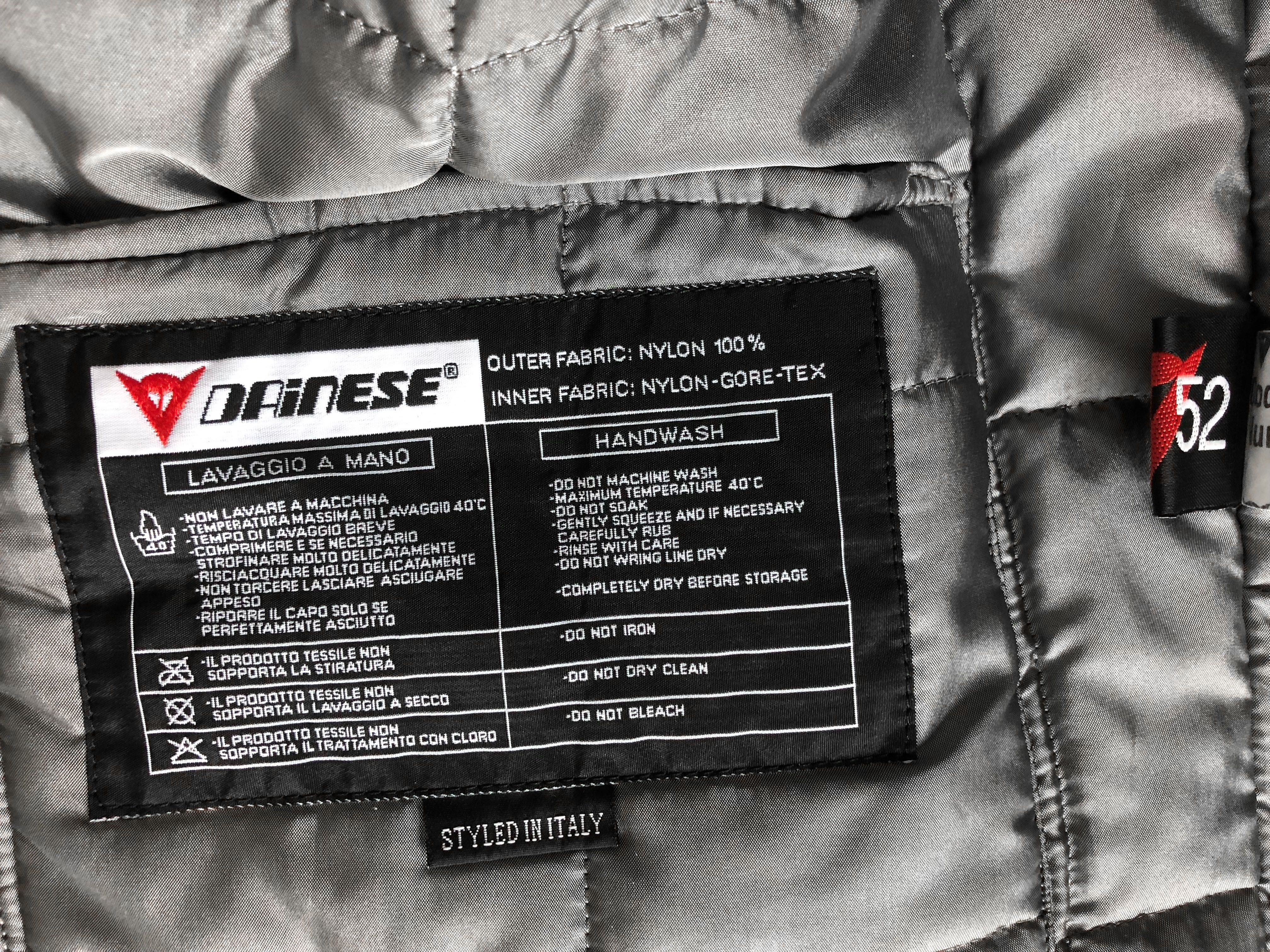 Casaco Blusão Dainese Gore-Tex tamanho 52 como novo