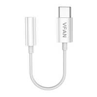 Kabel Vipfan L08 Usb-C Do Mini Jack 3.5Mm Aux, 10Cm (Biały)