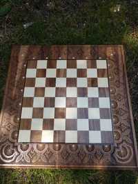 Шахи ручної роботи, трійка шашки, шахмати, нарди з дерева