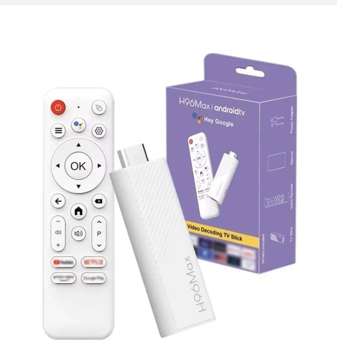 Смарт ТВ приставка H96 Max H313 Stick 2/16 Гб Android TV