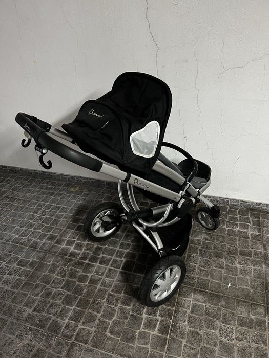 Carrinho de bebé Quinny – Bom estado + capa de chuva