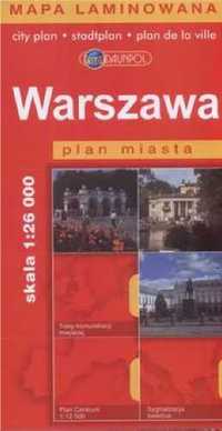 Plan Miasta EuroPilot. Warszawa laminat - praca zbiorowa