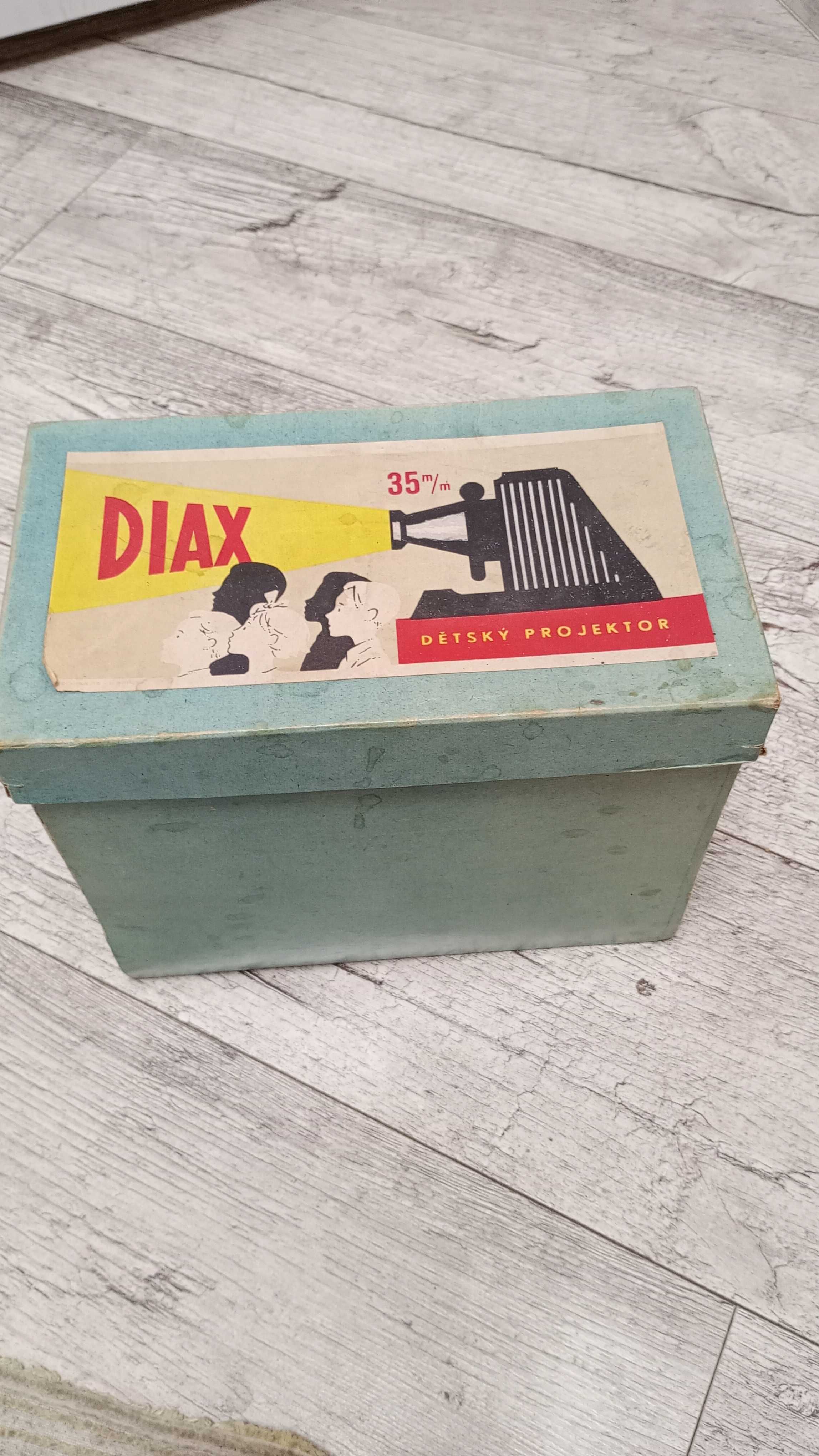 Zabytkowy bakelitowy projektor rzutnik DIAX Czechosłowacja