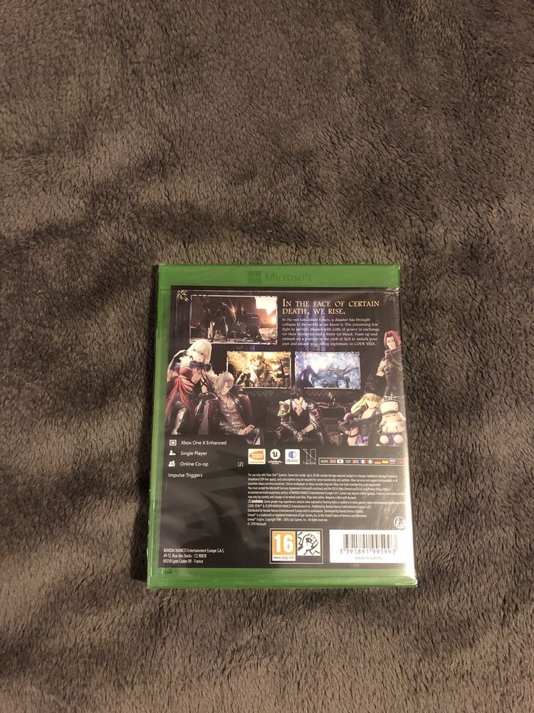 Code Vein xbox one/series x