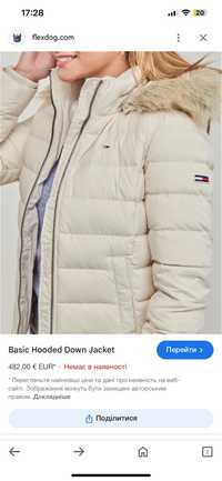 Пуховик Tommy Hilfiger original S