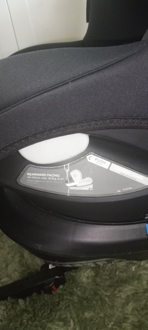 Fotelik joie i-spin safe r obrotowy 0- 19 kg  180 ISOfix baza