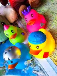 Kolorowe kaczuszki kaczki do kąpieli wanny nowe zabawka