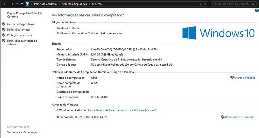 Portátil Asus Bom estado